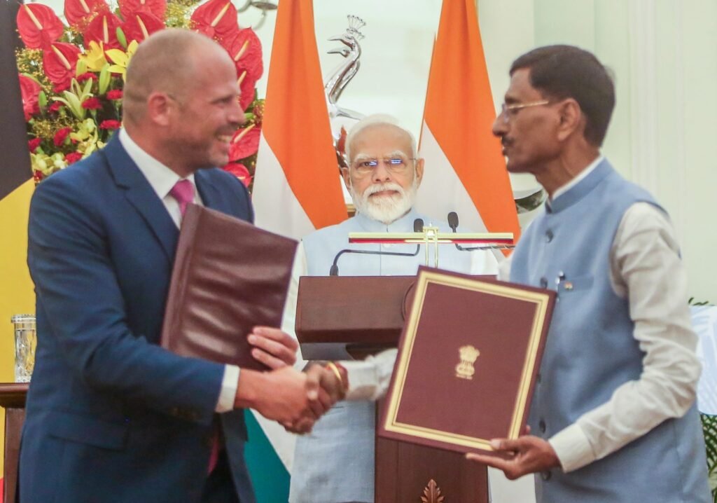 भारत और बेल्जियम के प्रधानमंत्री के बीच बैठक, द्विपक्षीय व्यापार 5 साल में दोगुना करने पर बनी सहमति